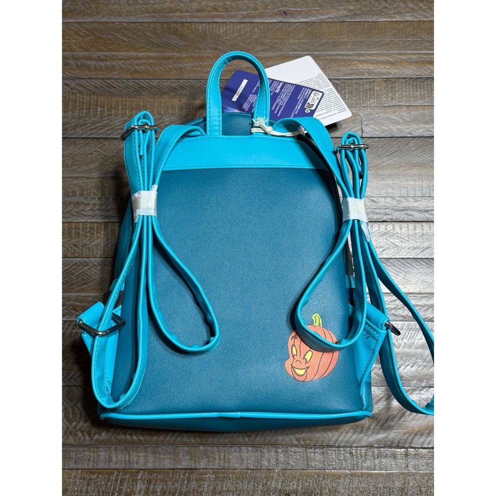 Loungefly Casper the Friendly Ghost Mini Backpack OS Blue NWT Halloween Pumpkin - Picture 3 of 9